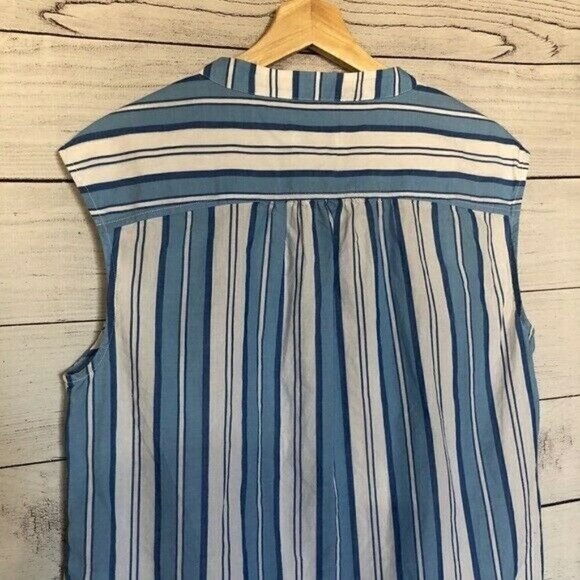 Vineyard Vines Ocean Stripe Sleeveless Top S - Picture 3 of 6